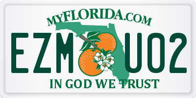 FL license plate EZMU02