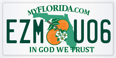 FL license plate EZMU06