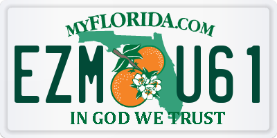 FL license plate EZMU61