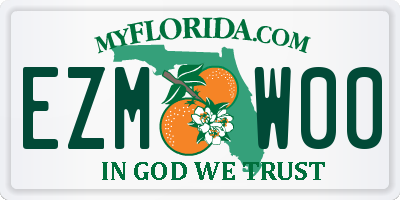 FL license plate EZMW00