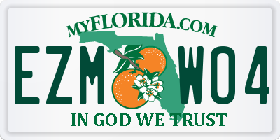 FL license plate EZMW04