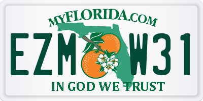 FL license plate EZMW31