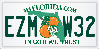 FL license plate EZMW32