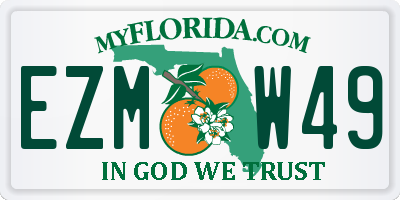 FL license plate EZMW49