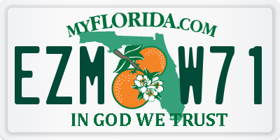 FL license plate EZMW71