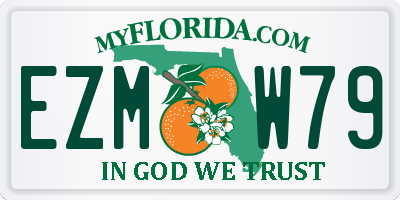 FL license plate EZMW79