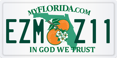 FL license plate EZMZ11