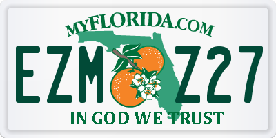 FL license plate EZMZ27