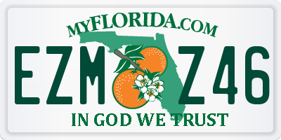 FL license plate EZMZ46