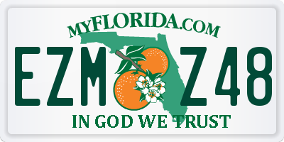 FL license plate EZMZ48