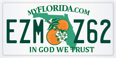 FL license plate EZMZ62