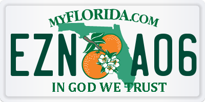 FL license plate EZNA06