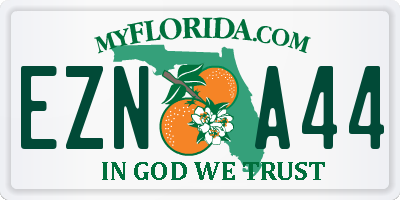 FL license plate EZNA44