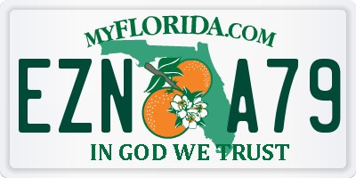 FL license plate EZNA79