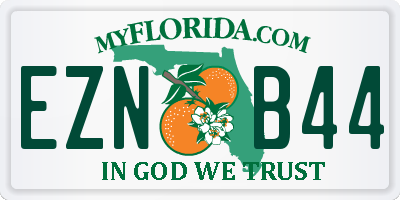 FL license plate EZNB44