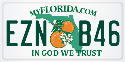 FL license plate EZNB46