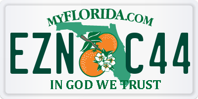 FL license plate EZNC44