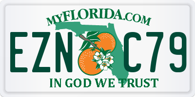 FL license plate EZNC79