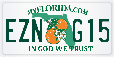 FL license plate EZNG15