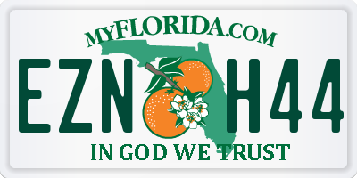 FL license plate EZNH44