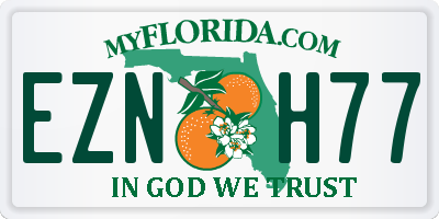 FL license plate EZNH77