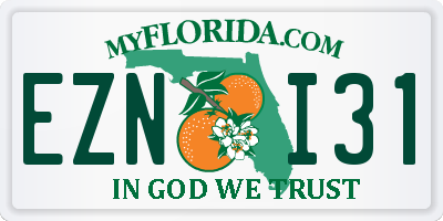 FL license plate EZNI31