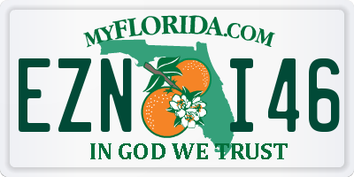 FL license plate EZNI46