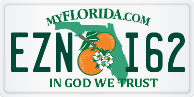 FL license plate EZNI62