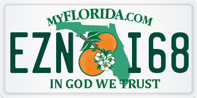 FL license plate EZNI68