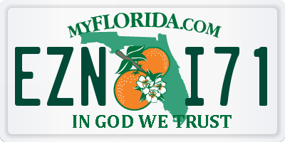 FL license plate EZNI71