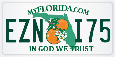 FL license plate EZNI75