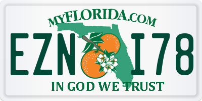 FL license plate EZNI78