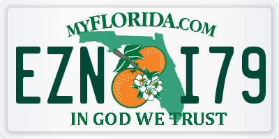 FL license plate EZNI79