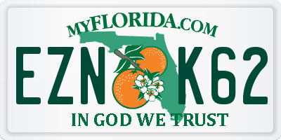 FL license plate EZNK62