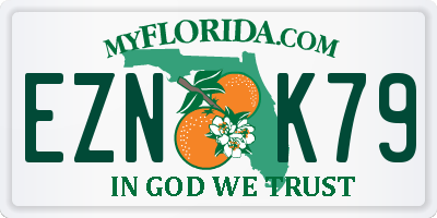 FL license plate EZNK79