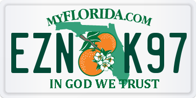 FL license plate EZNK97