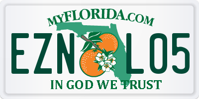 FL license plate EZNL05