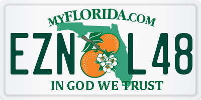 FL license plate EZNL48