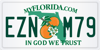 FL license plate EZNM79