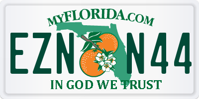 FL license plate EZNN44