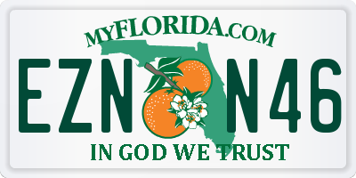 FL license plate EZNN46