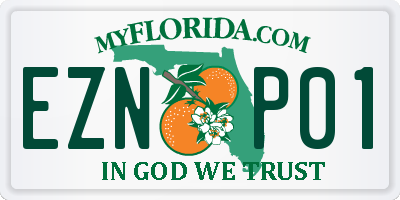 FL license plate EZNP01