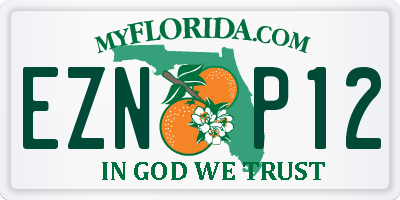 FL license plate EZNP12