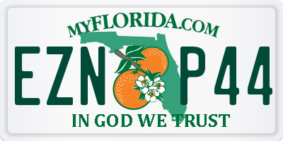 FL license plate EZNP44