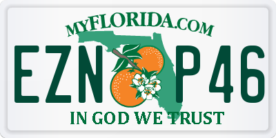 FL license plate EZNP46