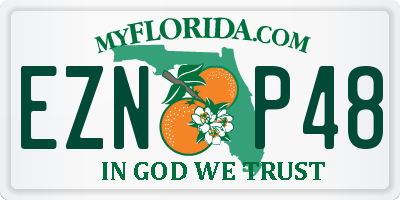 FL license plate EZNP48