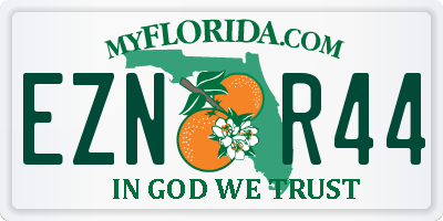 FL license plate EZNR44