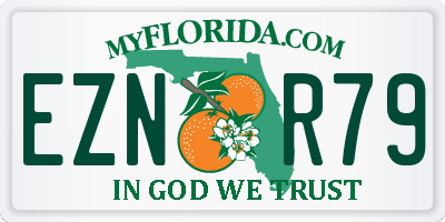 FL license plate EZNR79