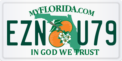 FL license plate EZNU79