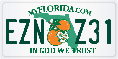 FL license plate EZNZ31